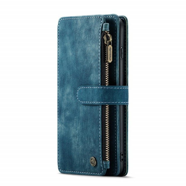 CaseMe retro Multifunksjonell Lommebok deksel iPhone 7 Plus/8 Plus blå