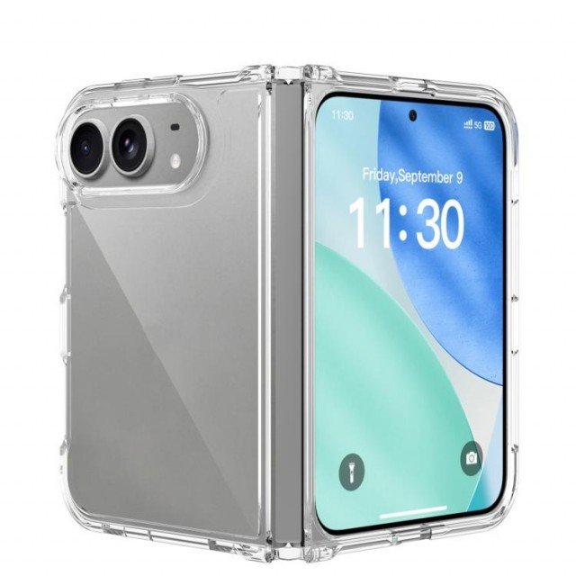 Tech-Flex Deksel for iPhone Fold Gjennomsiktig