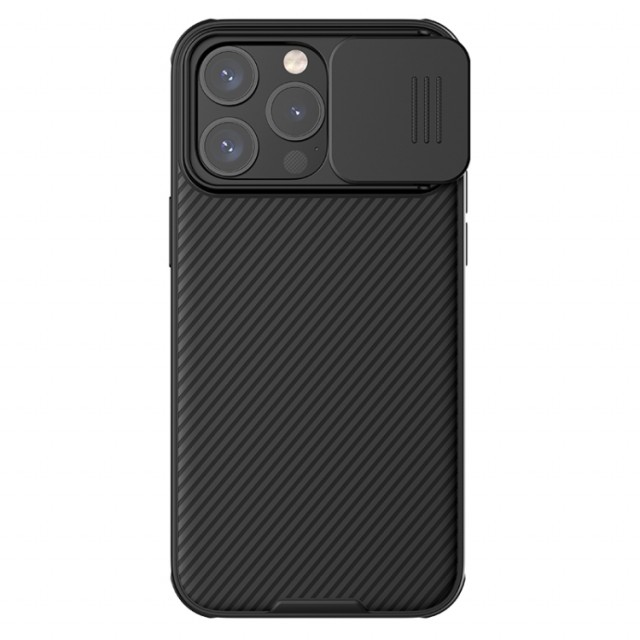 Nillkin CamShield Pro deksel MagSafe for iPhone 15 Pro svart