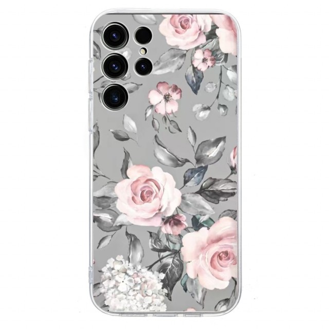 Fashion TPU Deksel for Samsung Galaxy S25 ultra 5G - blomster