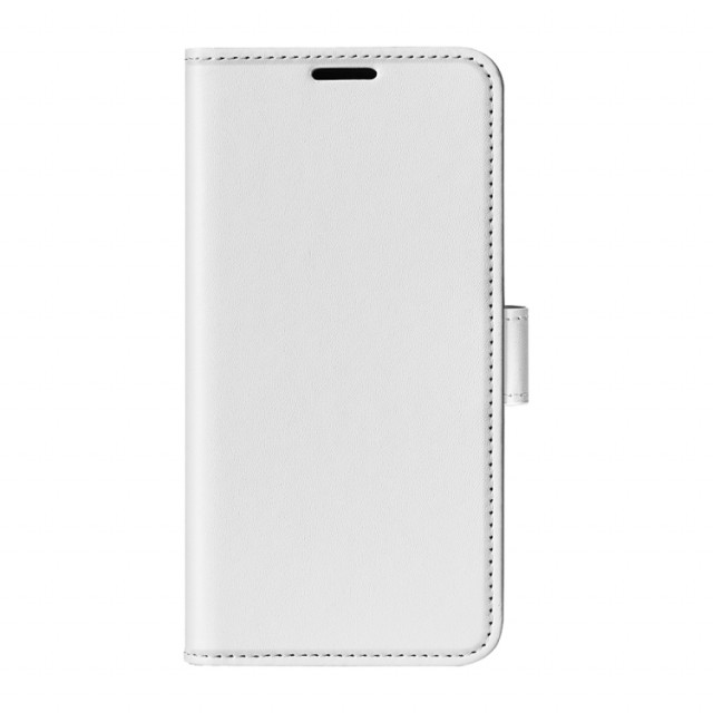Lommebok deksel Premium for iPhone 15 hvit
