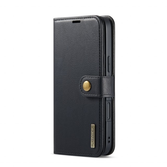 DG.Ming 2-i-1 Lommebok-deksel I Lær iPhone 16 svart