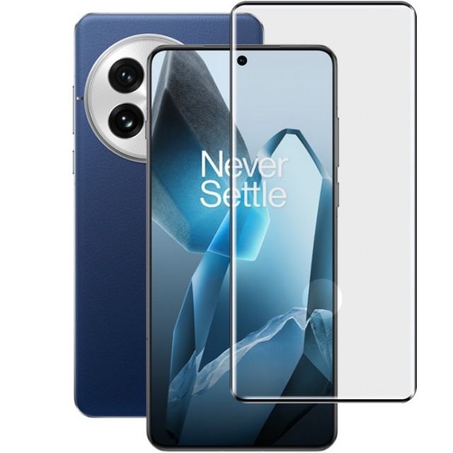 IMAK 3D Curved Herdet Glass skjermbeskytter OnePlus 13 5G svart kant