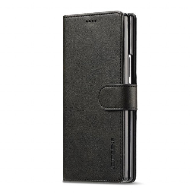 LC.IMEEKE lommebok deksel for Samsung Galaxy Z Fold 8 Ultra 5G svart