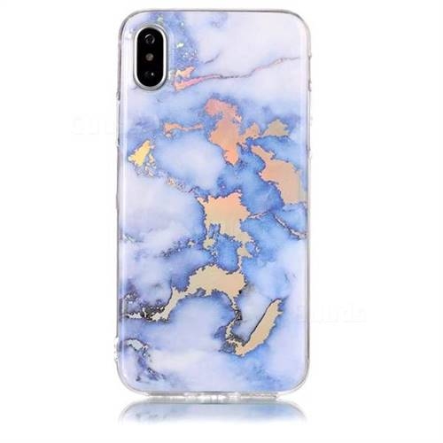Fashion TPU Deksel for iPhone X/XS - Marmor lightning