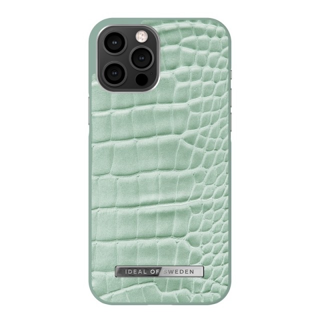 iDeal of Sweden iPhone 12 Pro Max Atelier Case Mint Croco