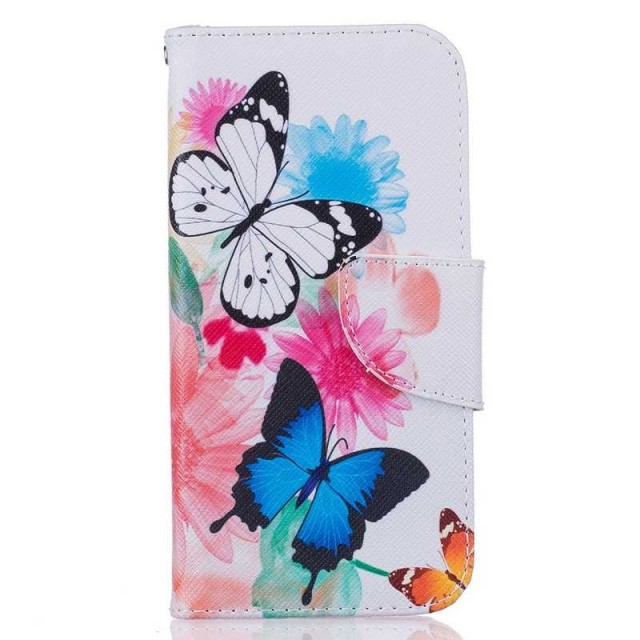 Lommebok deksel til iPhone 7/8/SE (2020/2022) - Butterfly
