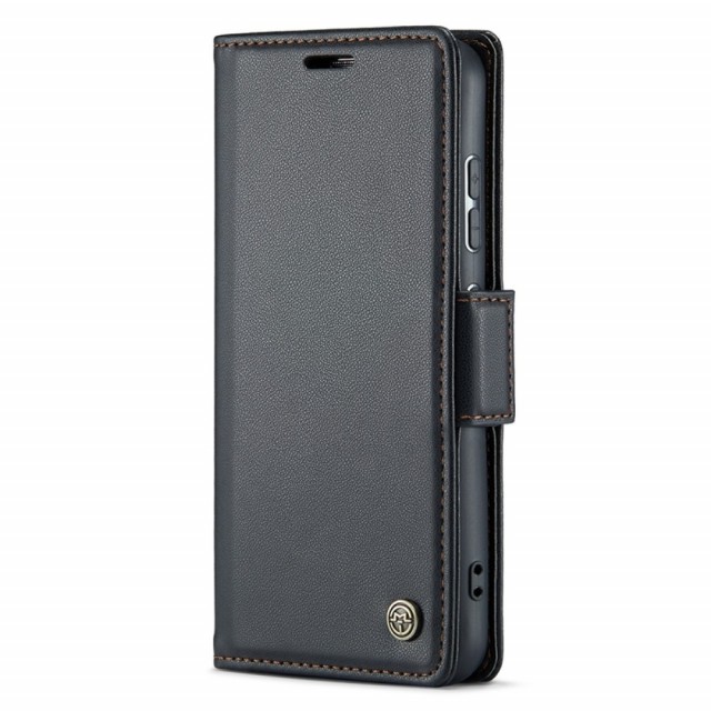 CaseMe Lommebok deksel for Samsung Galaxy S25 5G svart