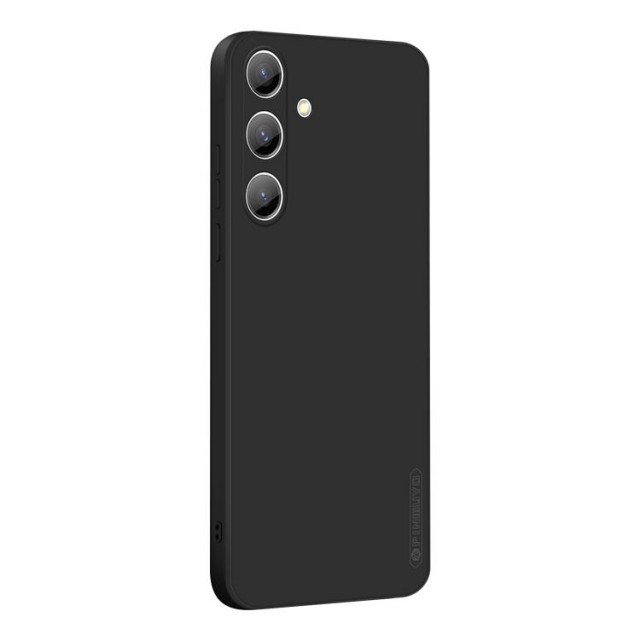 PINWUYO Liquid TPU-deksel Samsung Galaxy S25 FE 5G svart