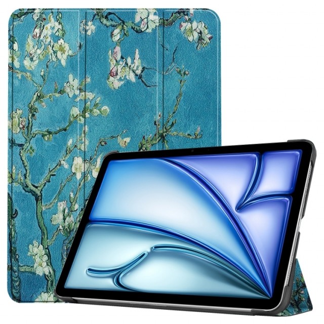 Deksel Tri-Fold Smart iPad Air (2024/2025/2026) - Blomster