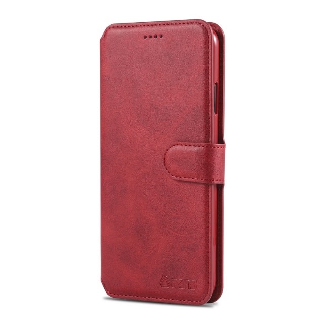 Azns Lommebok deksel for iPhone X/XS rød