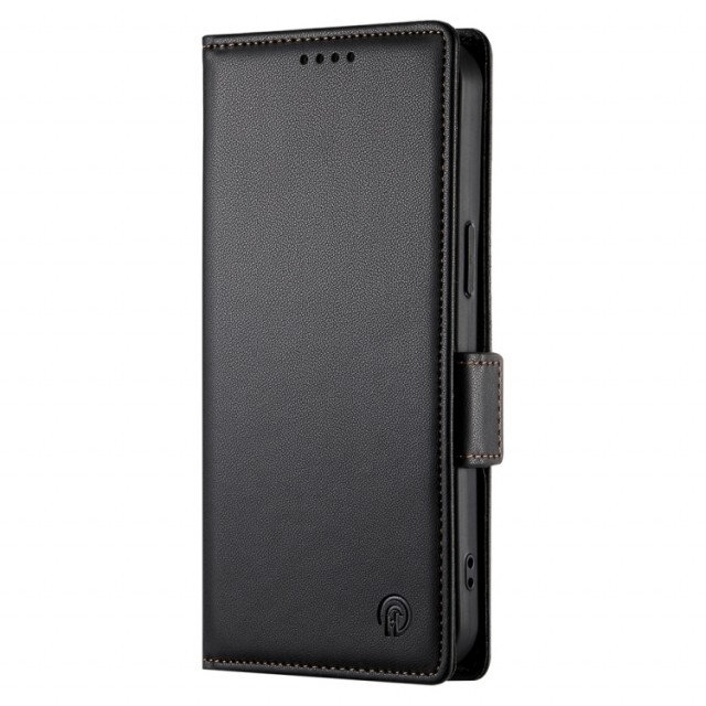 Lommebok deksel Premium for Oppo Reno 12F svart