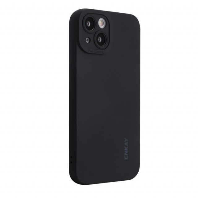 ENKAY Liquid TPU-deksel iPhone 14 Svart