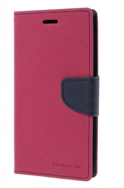 Mercury Goospery Lommebok-deksel for Sony Xperia M5 rosa/mørk blå