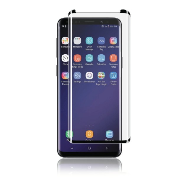 Panzer Premium Buet skjermbeskyttelse Galaxy S9 svart