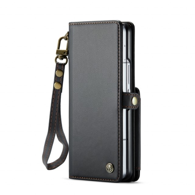CaseMe Deksel med kortlomme Samsung Galaxy Z Fold 6 5G svart