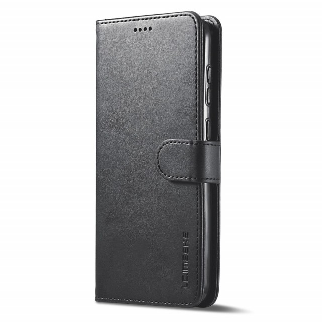 LC.IMEEKE Lommebok deksel for Samsung Galaxy S23 5G svart