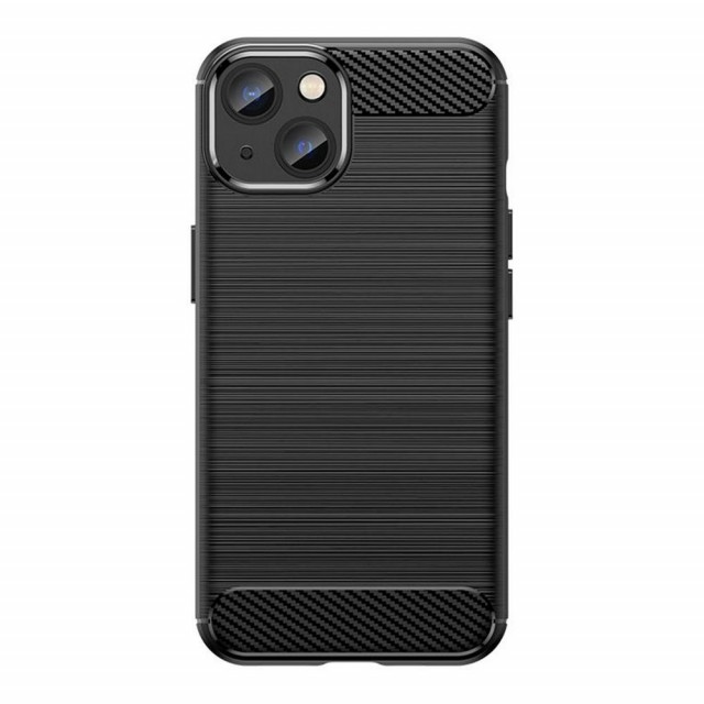 Tech-Flex TPU Deksel Carbon iPhone 14 svart
