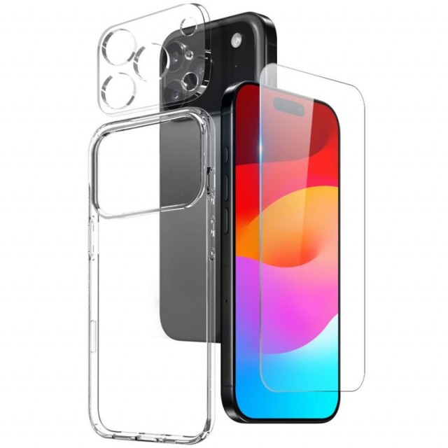 Northjo 3-i-1 Beskyttelsessett til iPhone 18 Pro