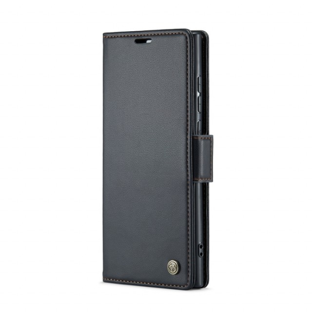 CaseMe Lommebok deksel for Samsung Galaxy S24 Ultra 5G svart