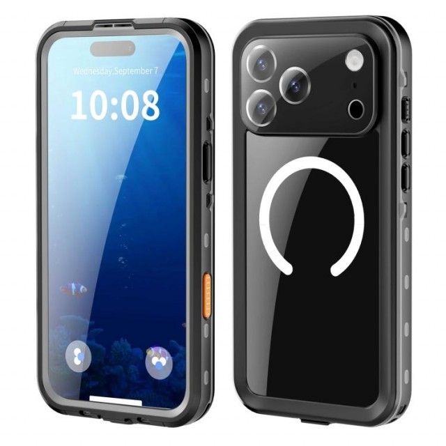 Redpepper Deksel Vanntett IP68 iPhone 17 Pro Max MagSafe svart