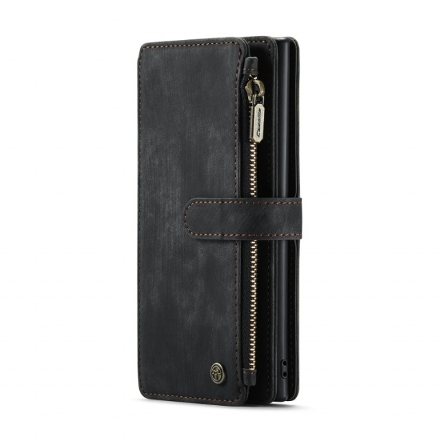 CaseMe retro multifunksjonell Lommebok deksel Samsung Galaxy Note 20 svart