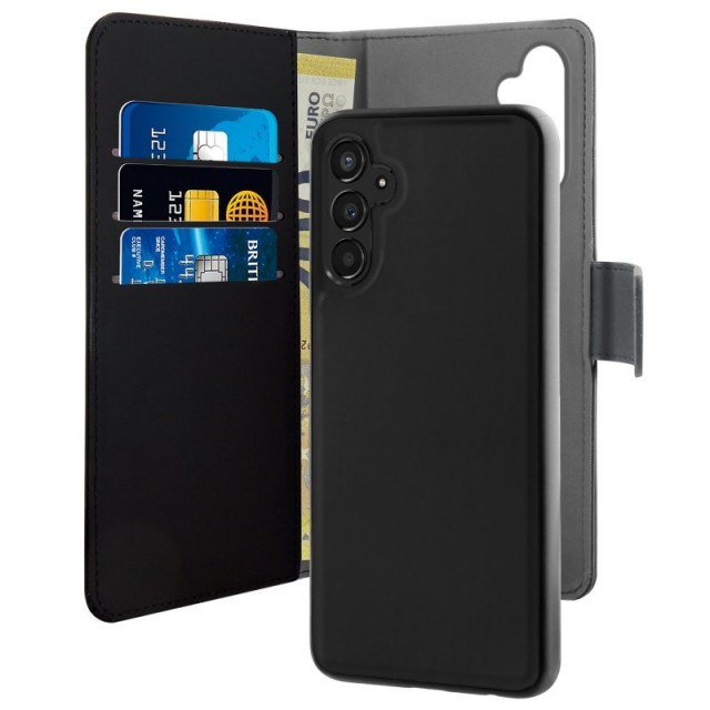 Puro 2-i-1 Magnetisk Lommebok-deksel Samsung Galaxy A54 5G Svart