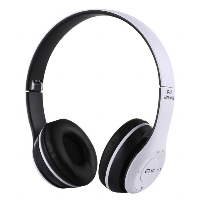 Bluetooth Hodetelefoner med Bluetooth 5.0 - hvit