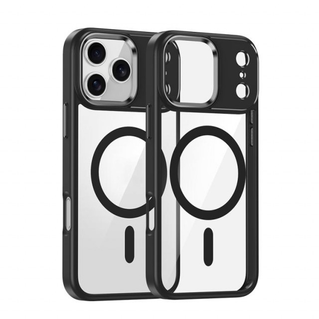 Tech-Protect Deksel MagSafe iPhone 17 Pro - klar / svart