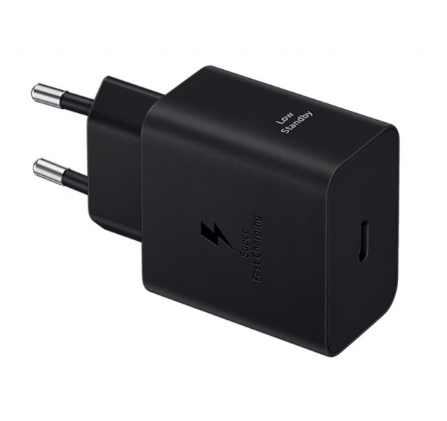 Samsung hurtiglader USB-C Vegglader 45W - Svart
