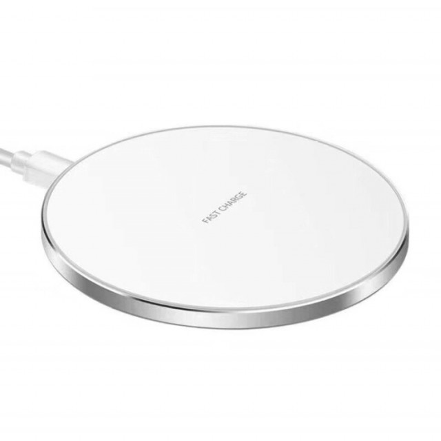 Universell Fast Trådløs Lader 15W - Hvit