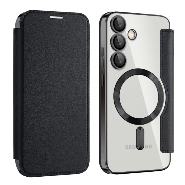 Tech-Flex Flip deksel Samsung Galaxy S24 FE 5G MagSafe Svart