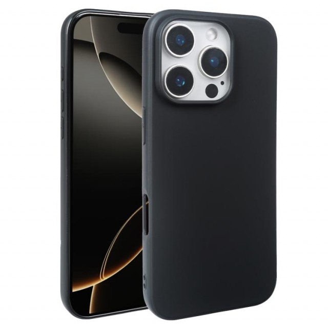 Tech-Flex silikondeksel Deksel til iPhone 16 Pro svart