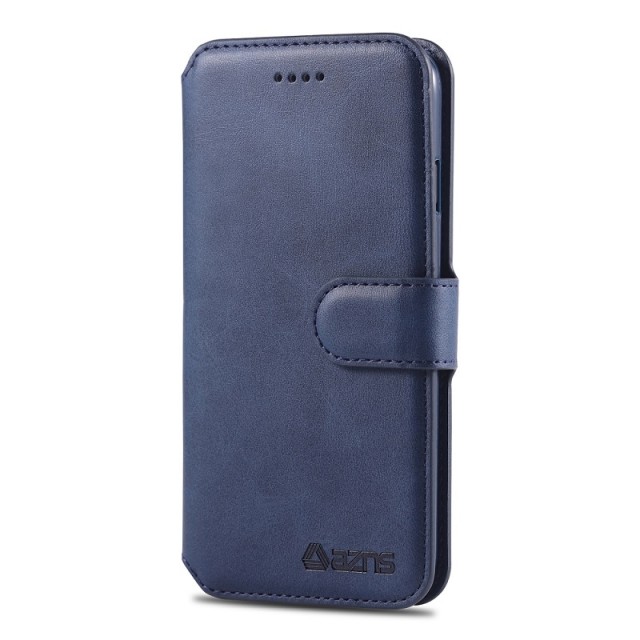 Azns Lommebok deksel for iPhone 7/8/SE (2020/2022) mørk blå