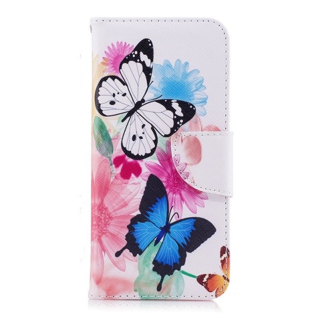Lommebok deksel for Samsung Galaxy J3 (2017) - Butterfly