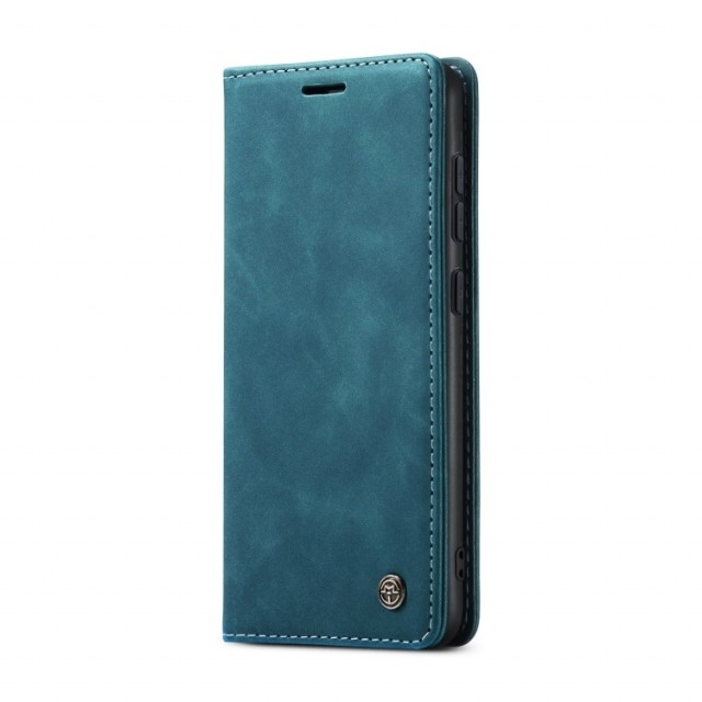 CaseMe flip Retro deksel for Samsung Galaxy S25 Edge 5G blå
