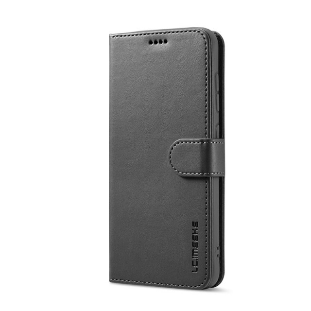 LC.IMEEKE Lommebok deksel for Samsung Galaxy S21 FE 5G svart
