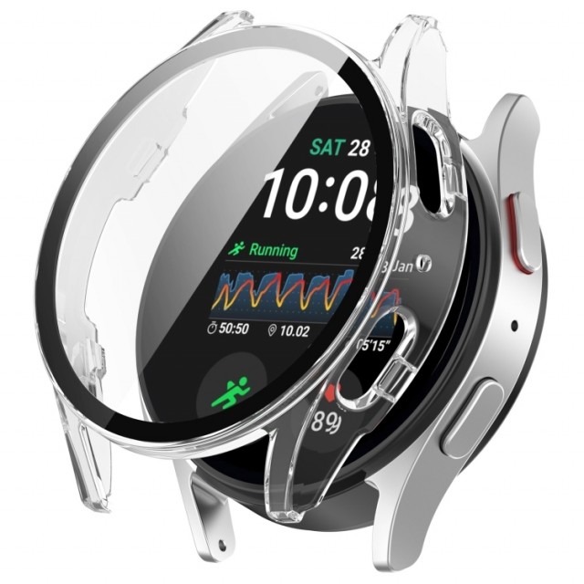 Samsung Galaxy Watch 7 TPU-deksel med Skjermbeskytter 40mm - Gjennomsiktig