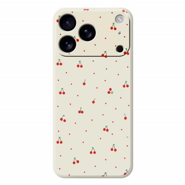 Fashion Deksel for iPhone 18 Pro Max - Kirsebær Mønster