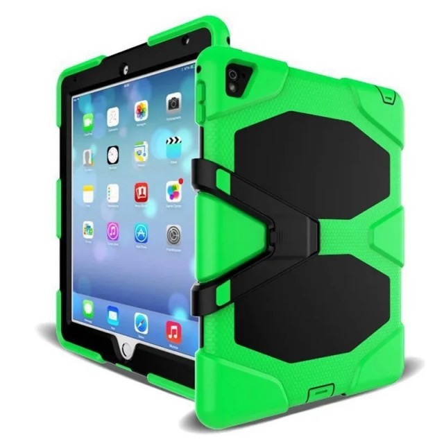 TPU + PC Deksel til iPad 9.7 (2017/2018)/iPad air2 - grønn