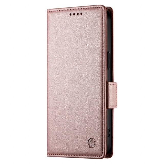 Lommebok deksel for iPhone 16 Roségull
