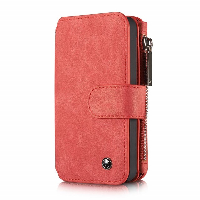 CaseMe Lommebok deksel iPhone 5S/5/SE (2016) rød
