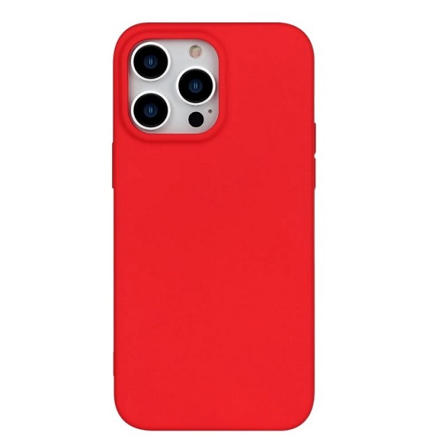 Tech-Flex silikondeksel iPhone 15 Pro rød