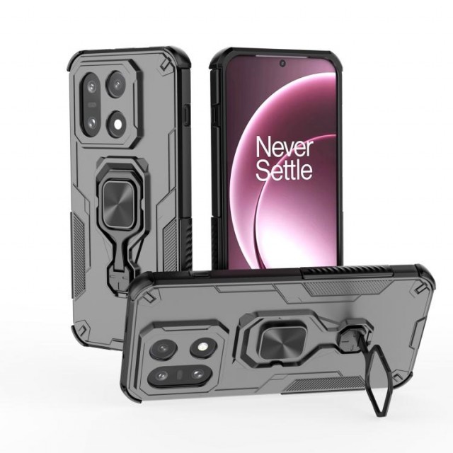 Tech-Flex TPU + PC Deksel med Ring Grep OnePlus 15 5G svart