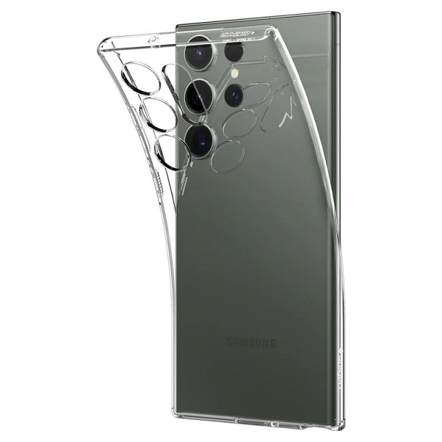 Spigen TPU deksel Samsung Galaxy S23 Ultra 5G Liquid Crystal Clear