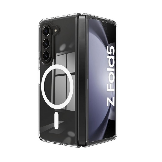 Tech-Flex TPU Deksel for Samsung Galaxy Z Fold5 5G med MagSafe Gjennomsiktig