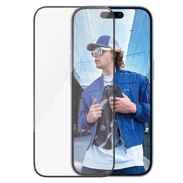 PanzerGlass Skjermbeskytter Ultra-Wide Fit EasyAligner iPhone 16 / iPhone 15