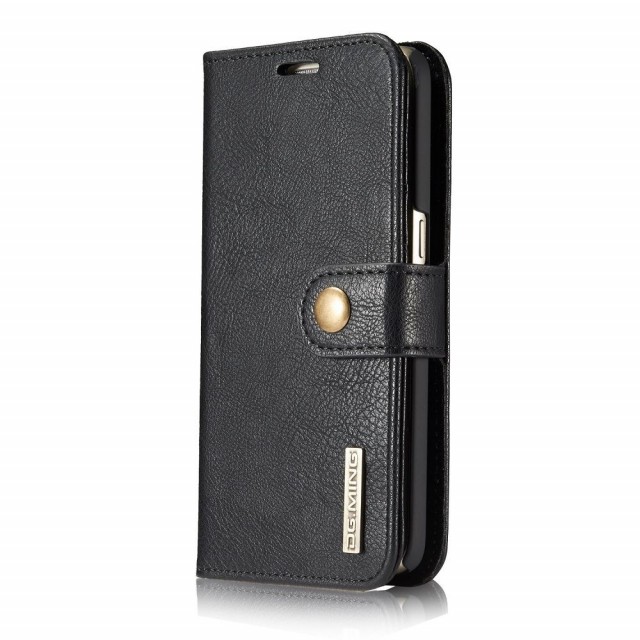 DG.Ming 2-i-1 Lommebok-deksel I Lær Galaxy S7 svart