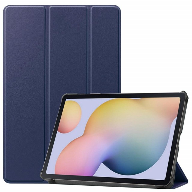 Deksel Tri-Fold Smart til Galaxy Tab S7/S8 Mørk blå