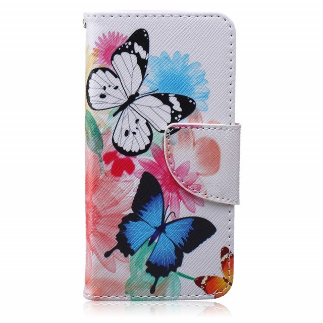 Lommebok deksel til iPhone 5S/5/SE (2016) - Butterfly